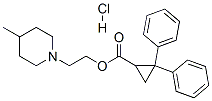 CAS#: 37124-13-3， 2-(4-Methylpiperidin-1-Yl)Ethyl 2,2-Diphenylcyclopropane-1-Carboxylate Hydrochloride