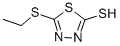 structure of CAS# 37147-15-2, 2-Ethylthio-1,3,4-Thiadiazole-5-Thiol;5-(Ethylthio)-1,3,4-Thiadiazole-2(3H)-Thione;2-ETHYLTHIO-5-MERCAPTO-1,3,4-THIADIAZOLE;2-ETHYLTHIO-1,3,4-THIADIAZOLE-5-THIOL