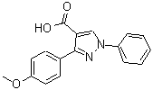 CAS#: 372107-36-3， 3-(4-Methoxyphenyl)-1-Phenyl-1H-Pyrazole-4-Carboxylic Acid