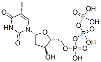CAS 登录号：3731-55-3， [(2R,3S,5R)-3-羟基-5-(5-碘-2,4-二氧代嘧啶-1-基)四氢呋喃-2-基]甲基(羟基-膦酰氧基磷酰)磷酸氢酯