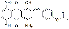 CAS 登录号：3753-50-2， [4-(4,8-二氨基-1,5-二羟基-9,10-二氧代蒽-2-基)苯基]乙酸酯