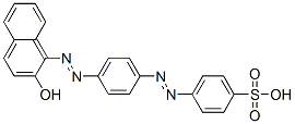 CAS 登录号：37678-79-8， 4-[4-[2-(2-氧代萘-1-亚基)肼基]苯基]偶氮苯磺酸