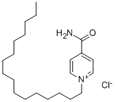 structure of CAS# 377085-58-0, 4-Carbamoyl-1-N-Hexadecylpyridinium Chloride;4-Carbamoyl-1-Hexadecylpyridinium Chloride