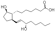 structure of CAS# 37785-99-2, (9beta,13E,15S)-9,15-Dihydroxyprost-13-En-1-Oic Acid;"9β,15S-dihydroxy-prost-13E-en-1-oic acid"11-deoxy Prostaglandin F1?;11-deoxy-PGF1β