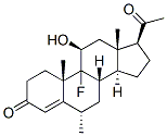 CAS 登录号：378-38-1， (6S,8S,9R,10S,11S,13S,14S,17S)-17-乙酰基-9-氟-11-羟基-6,10,13-三甲基-2,6,7,8,11,12,14,15,16,17-十氢-1H-环戊二烯并[a]菲-3-酮