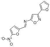 CAS 登录号：37853-18-2， N-(3-呋喃-2-基-1,2-恶唑-5-基)-1-(5-硝基呋喃-2-基)甲亚胺