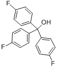 structure of CAS# 379-57-7, 4,4',4''-Trifluorotrityl Alcohol;4,4,4''-TRIFLUOROTRITYL ALCOHOL 96+%;4,4',4''-TRIFLUOROTRITYL ALCOHOL;TRIS(4-FLUOROPHENYL)METHANOL