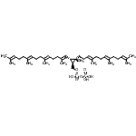 CAS#: 38005-61-7， {(1S,2S,3S)-2-Methyl-3-[(1E,5E,9E)-2,6,10,14-Tetramethyl-1,5,9,13-Pentadecatetraen-1-Yl]-2-[(3E,7E)-4,8,12-Trimethyl-3,7,11-Tridecatrien-1-Yl]Cyclopropyl}Methyl Trihydrogen Diphosphate