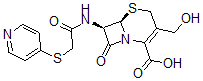 CAS#: 38115-21-8， (6R,7R)-3-(Hydroxymethyl)-8-Oxo-7-[(2-Pyridin-4-Ylsulfanylacetyl)Amino]-5-Thia-1-Azabicyclo[4.2.0]Oct-2-Ene-2-Carboxylic Acid