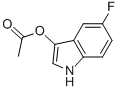 CAS 登录号：3849-75-0， 5-氟-1H-吲哚-3-醇 3-乙酸酯