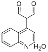 structure of CAS# 386715-38-4, 2-(4-Quinolyl)malondialdehyde sesquihydrate;2-Lepidylmalondialdehyde Sesquihydrate2-(4-Quinolyl)Malondialdehyde Sesquihydrate;2-LEPIDYLMALONDIALDEHYDE SESQUIHYDRATE, 95;2-LEPIDYLMALONDIALDEHYDE SESQUIHYDRATE 95%