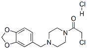 CAS#: 38740-33-9， 1-[4-(1,3-Benzodioxol-5-Ylmethyl)Piperazin-4-Ium-1-Yl]-2-Chloroethanone