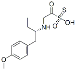 CAS 登录号：38914-79-3， (2S)-N-(2-羟基硫代磺酰基氧乙基)-1-(4-甲氧基苯基)丁烷-2-胺