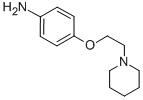 结构式 CAS# 38948-27-5, 4-(2-哌啶-1-基乙氧基)苯胺