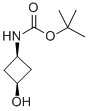 structure of CAS# 389890-43-1, (cis)-Tert-Butyl-3-Hydroxycyclobutyl Carbamate;Carbamic Acid, (Cis-3-Hydroxycyclobutyl)-, 1,1-Dimethylethyl Ester (9CI);Carbamic Acid, (Cis-3-Hydroxycyclobutyl)-, 1,1-Dimethylethyl Ester;(CIS) TERT-BUTYL-3-HYDROXYCYCLOBUTYL CARBAMATE