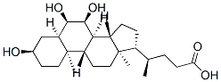 CAS#: 39016-49-4， (4R)-4-[(3R,5R,8S,9S,10R,13R,14S,17R)-3,6,7-Trihydroxy-10,13-Dimethyl-2,3,4,5,6,7,8,9,11,12,14,15,16,17-Tetradecahydro-1H-Cyclopenta[a]Phenanthren-17-Yl]Pentanoic Acid