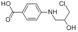 structure of CAS# 39083-58-4, 4-[[(2S)-3-Chloro-2-Hydroxypropyl]Amino]Benzoic acid;4-[[(2S)-3-Chloro-2-Hydroxy-Propyl]Amino]Benzoate;Zinc00307812