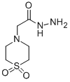 structure of CAS# 39093-81-7, 2-(1,1-Dioxo-1,4-thiazinan-4-yl)acetohydrazide