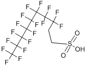 structure of CAS# 39108-34-4, 3,3,4,4,5,5,6,6,7,7,8,8,9,9,10,10,10-Heptadecafluorodecane-1-Sulfonic Acid;3,3,4,4,5,5,6,6,7,7,8,8,9,9,10,10,10-Heptadecafluorodecanesulphonic Acid