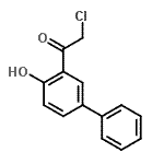 CAS 登录号：393519-43-2， 2-氯-1-(4-羟基-3-联苯基)乙酮