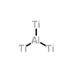 structure of CAS# 39410-63-4, Titanium Aluminide