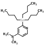 CAS 登录号：396092-84-5， N,N-二甲基-2-(三丁基锡烷基)-4-吡啶胺