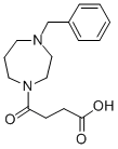 结构式 CAS# 396105-43-4, 4-(4-苄基-1,4-二氮杂环庚-1-基)-4-氧代丁酸