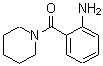 结构式 CAS# 39630-25-6, (2-氨基苯基)-(1-哌啶基)甲酮