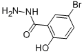结构式 CAS# 39635-10-4, 5-溴-2-羟基苯甲酰肼