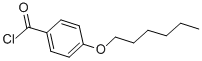 structure of CAS# 39649-71-3, 4-n-Hexyloxybenzoyl Chloride;Zinc02140815;222119_Aldrich;4-(Hexyloxy)Benzoyl Chloride
