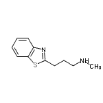 CAS 登录号：39650-74-3， 3-(1,3-苯并噻唑-2-基)-N-甲基-1-丙胺