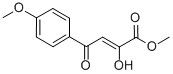 structure of CAS# 39757-31-8, Methyl 4-(4-Methoxyphenyl)-2,4-Dioxobutanoate;Methyl 4-(4-Methoxyphenyl)-2,4-Dioxo-Butanoate;4-(4-Methoxyphenyl)-2,4-Dioxobutanoic Acid Methyl Ester;2,4-Diketo-4-(4-Methoxyphenyl)Butyric Acid Methyl Ester