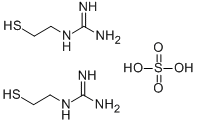 structure of CAS# 3979-00-8, (2-Mercaptoethyl)-Guanidine Sulfate