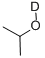structure of CAS# 3979-51-9, 2-Propanol-D;Propan-2-(2H)Ol;2-Propan(Ol-D);615080_Aldrich