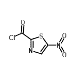CAS 登录号：39849-85-9， 5-硝基-1,3-噻唑-2-甲酰氯