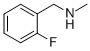 结构式 CAS# 399-30-4, (2-氟苄基)甲胺