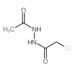 结构式 CAS# 4002-21-5, N''-乙酰基-2-氯乙酰肼