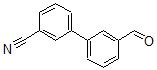 结构式 CAS# 400748-29-0, 3'-甲酰基-[1,1'-联苯]-3-甲腈