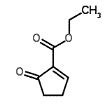 CAS 登录号：40098-44-0， 乙基5-氧代-1-环戊烯-1-羧酸酯
