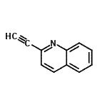 CAS 登录号：40176-78-1， 2-乙炔基喹啉
