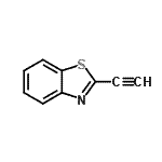 CAS 登录号：40176-80-5， 2-乙炔基-1,3-苯并噻唑