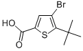CAS#: 40196-86-9， 4-Bromo-5-(1,1-Dimethylethyl)-2-Thiophenecarboxylic acid