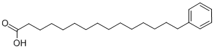 结构式 CAS# 40228-93-1, 15-苯基十五烷酸