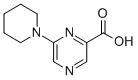 structure of CAS# 40262-68-8, 6-Piperidin-1-Ylpyrazine-2-Carboxylic Acid;6-PIPERIDIN-1-YLPYRAZINE-2-CARBOXYLIC ACID