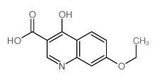 CAS 登录号：40400-85-9， 7-乙氧基-4-羟基-3-喹啉羧酸