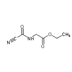 CAS 登录号：404344-67-8， 乙基N-(氰基羰基)甘氨酸酯
