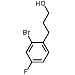 CAS 登录号：404575-32-2， 3-(2-溴-4-氟苯基)-1-丙醇