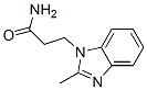 structure of CAS# 40508-01-8, 3-(2-Methylbenzoimidazol-1-Yl)Propanamide;3-(2-Methyl-1-Benzimidazolyl)Propanamide;3-(2-Methylbenzimidazol-1-Yl)Propionamide;Nsc15509