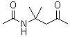structure of CAS# 40652-47-9, N-(1,1-Dimethyl-3-Oxo-Butyl)Acetamide;MFCD08059929;N-(1,1-dimethyl-3-oxobutyl)acetamide