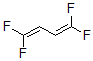 structure of CAS# 407-70-5, 1,1,4,4-Tetrafluoro-1,3-butadiene;Cf2chchcf2;1,1,4,4-Tetrafluoro-1,3-Butadiene